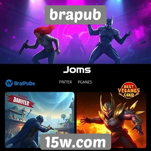 Comparativo entre jogos populares na plataforma brapub